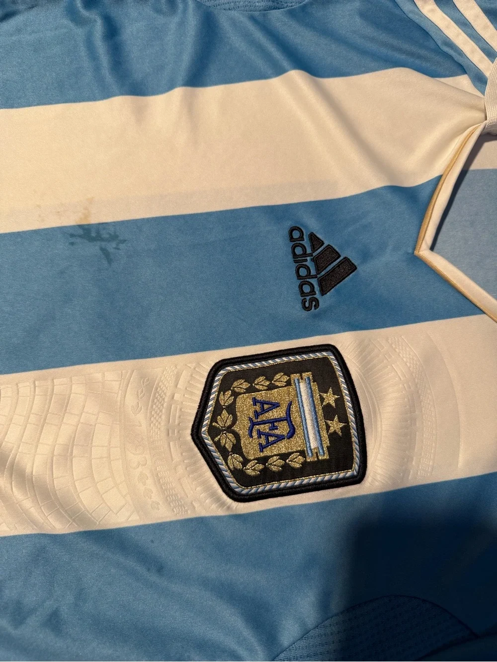 adidas 2011/2013 Argentina home men’s Soccer Jersey size L made in Argentina